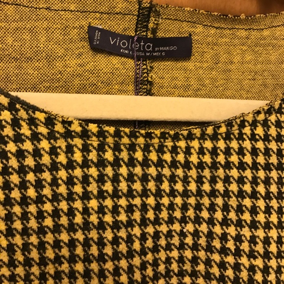 HoundsTooth Top by Violeta By Mango -NWT - Picture 3 of 5